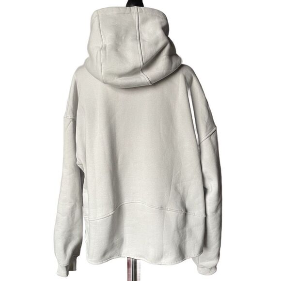 Night or Day Light Grey Pullover Chunky Fleece Lined Hoodie (Size: XL) - Picture 16 of 16